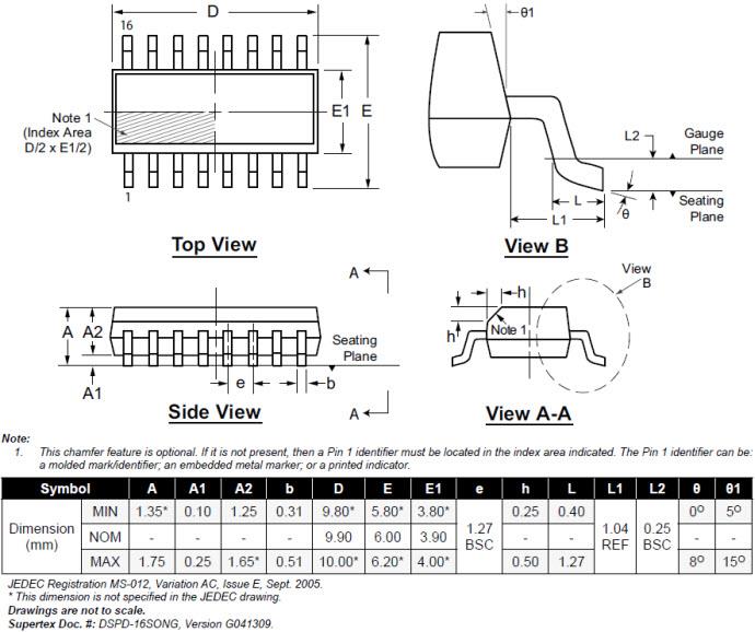 Microchip Technology HV9801A Switch Dimmable LED Drivers