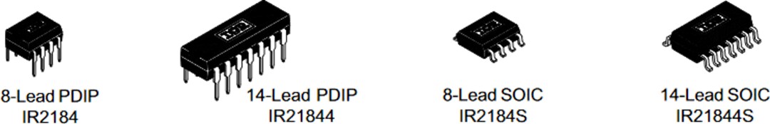 Mechanical Drawing - Infineon Technologies IR2184x Half-Bridge Drivers
