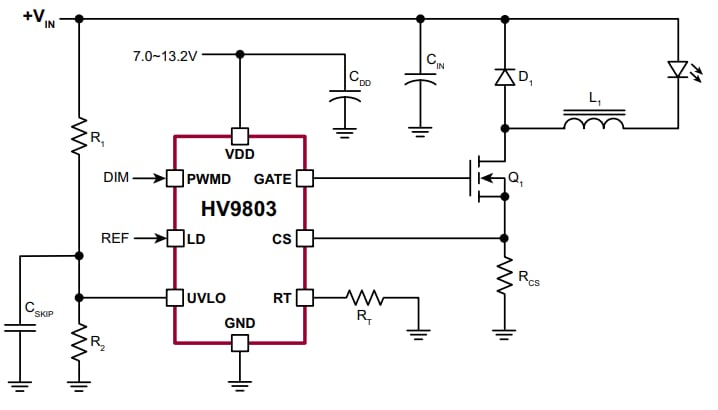 Microchip Technology HV9803 LED Driver IC
