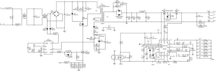 Application Circuit Diagram - Monolithic Power Systems (MPS) MP2681 CV/CV Controller