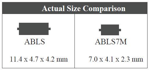 Abracon ABLS7M SMD Microprocessor Crystals