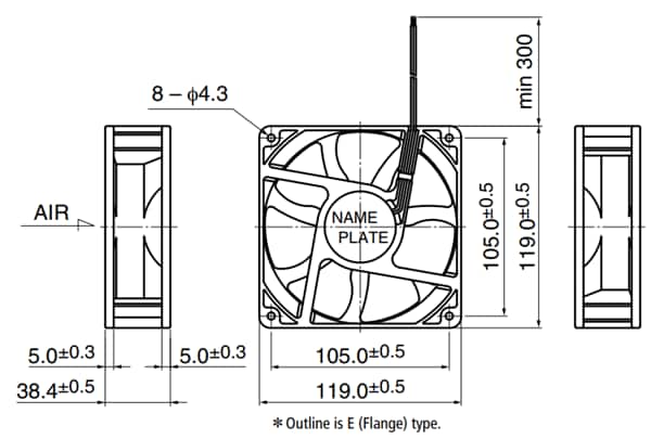 NMB Technologies 11938KA DC Axial Fans