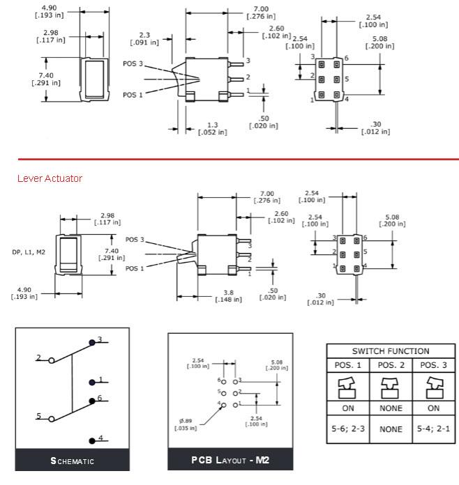E-Switch 400U Rocker Switches