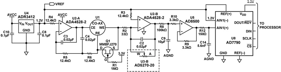 電路圖 - Analog Devices Inc. EVAL-CN0357-ARDZ評估板