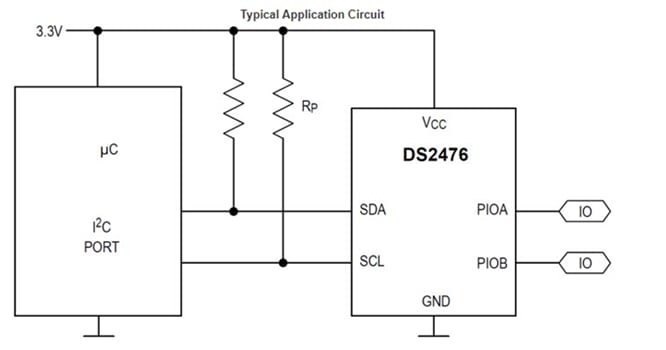 應用電路圖 - Analog Devices / Maxim Integrated DS2476 Deep Cover®安全處理器