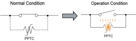 Application Circuit Diagram - Littelfuse MHP-TAT18 Metal Hybrid PPTC Devices