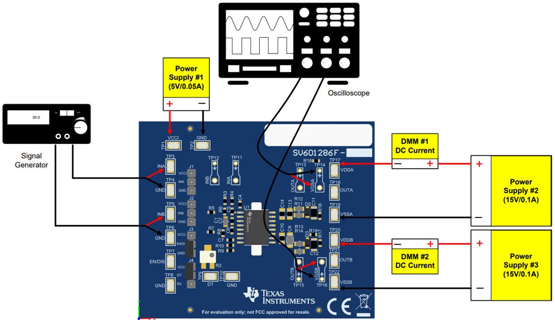Mechanical Drawing - Texas Instruments UCC2x52xEVM-286 Gate Driver Evaluation Modules