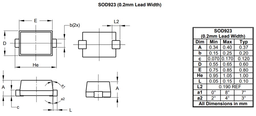 Diodes Incorporated DZ9Fx Surface-Mount Zener Diodes