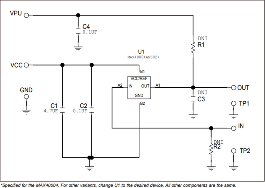 Schematic - Analog Devices / Maxim Integrated MAX40002-MAX40005 Evaluation Kits