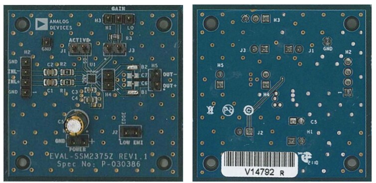 Application Circuit Diagram - Analog Devices Inc. EVAL-SSM2375Z Evaluation Board