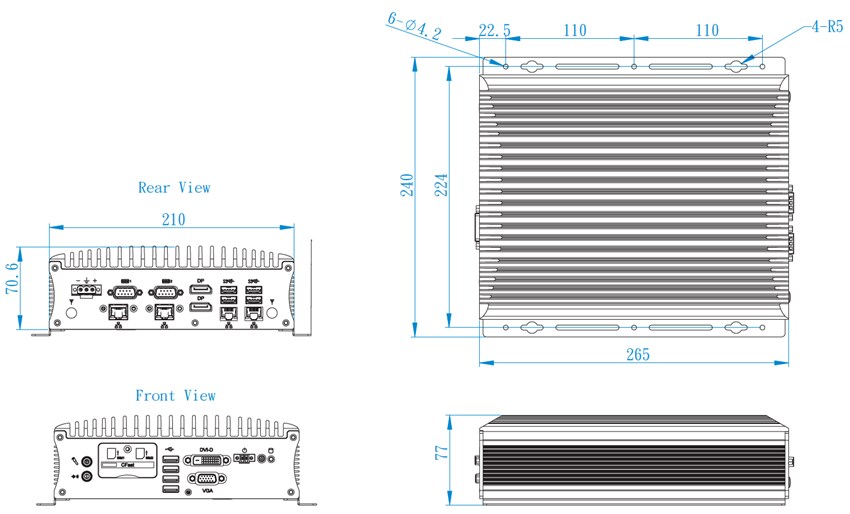 iBASE Technology AMI220 High Performance Fanless System