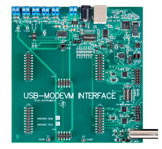 Texas Instruments TLV320AIC34EVM-K Eval Module & USB Motherboard