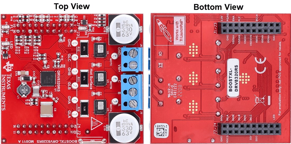Mechanical Drawing - Texas Instruments BOOSTXL-DRV8320RS Gate Driver Evaluation Module