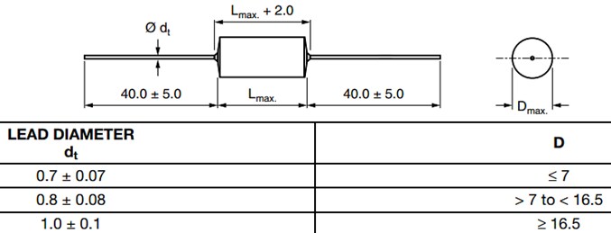 Vishay F1773 X2 Interference Suppression Film Capacitors