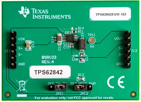 Location Circuit - Texas Instruments TPS62842EVM-103 Evaluation Module