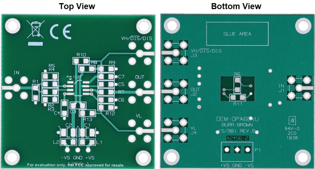 Mechanical Drawing - Texas Instruments DEM-OPA-SO-1A SO-8 Generic Evaluation Module