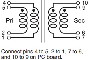 Coilcraft YA9280返馳式變壓器