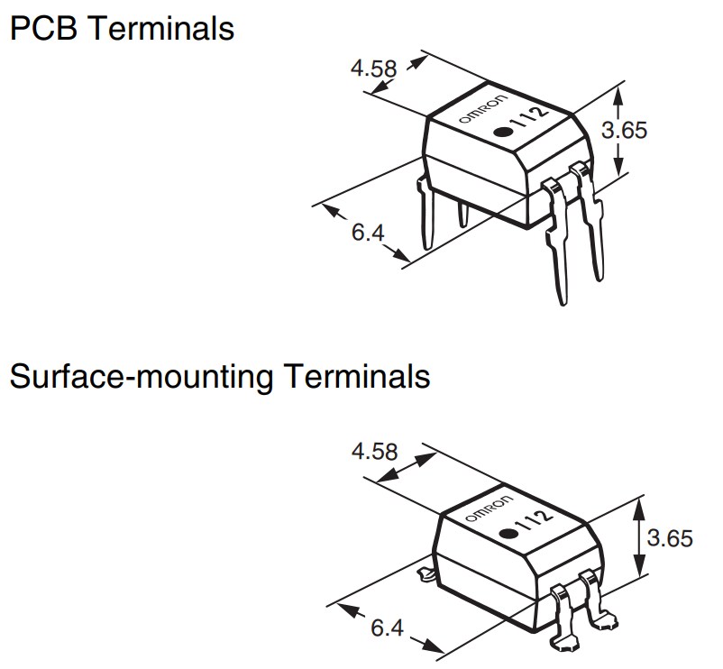 Omron Electronics G3VM-AR & G3VM-DR MOSFET Relays