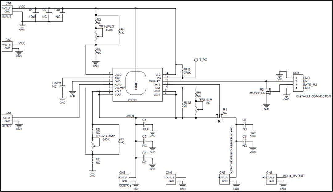STMicroelectronics STEVAL-EFUSE01 Evaluation Board