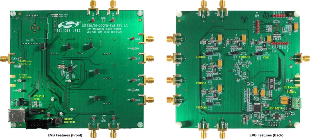 Skyworks Solutions Inc. Si535x-EVB Evaluation Board