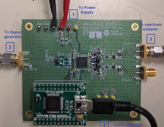 Location Circuit - Analog Devices / Maxim Integrated MAX3522BEVKIT Evaluation Kit
