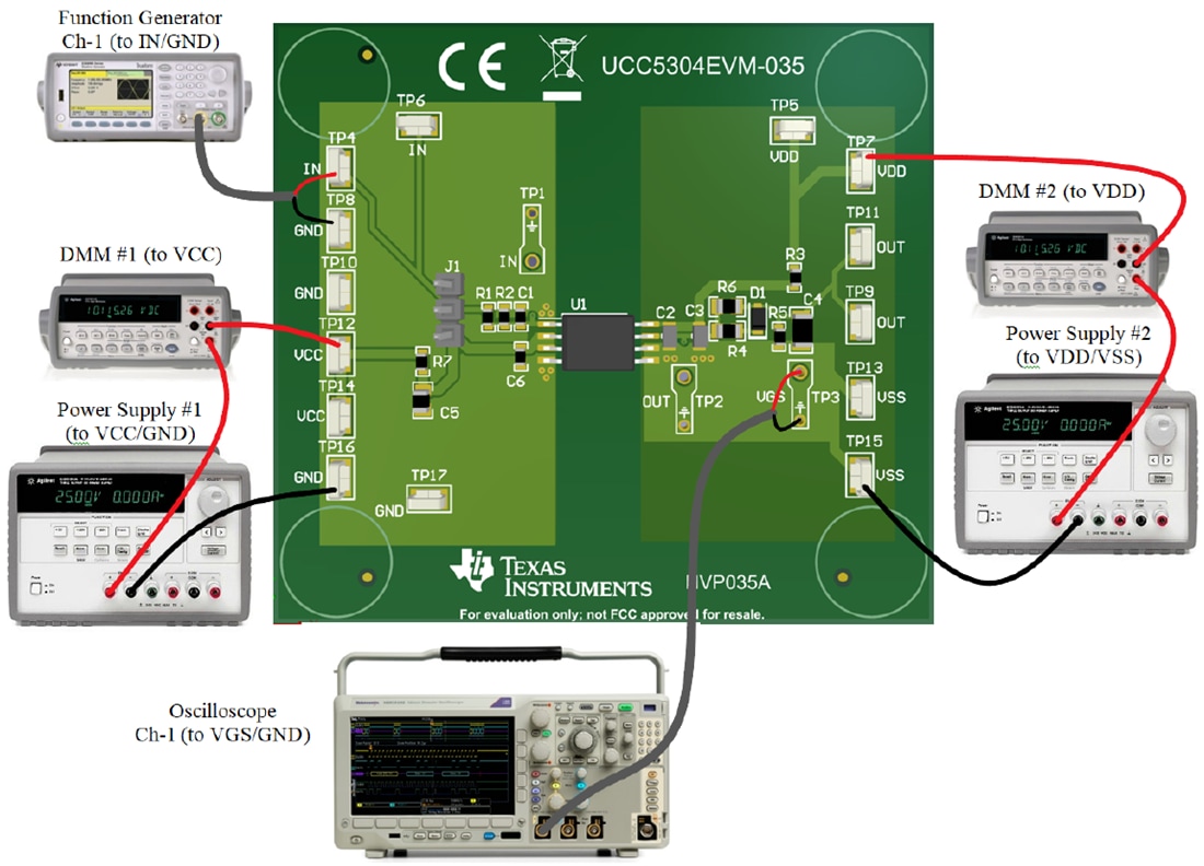 Chart - Texas Instruments UCC5304EVM-035 Gate Driver Evaluation Module