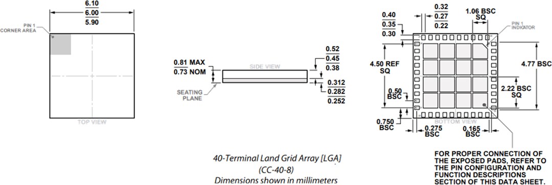 機械製圖 - Analog Devices Inc. 具有Int的ADMV4530上變頻器。PLL+VCO (27-31GHz)