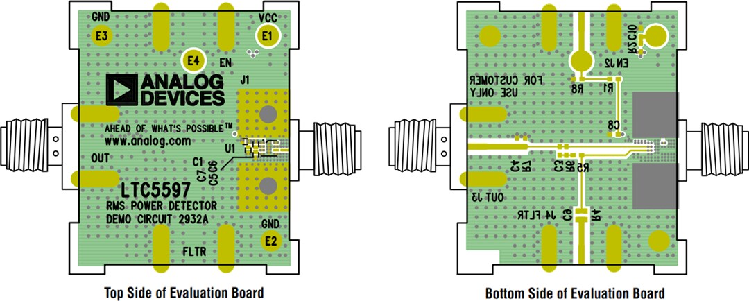 Mechanical Drawing - Analog Devices Inc. DC2932A Demonstration Circuit for LTC5597
