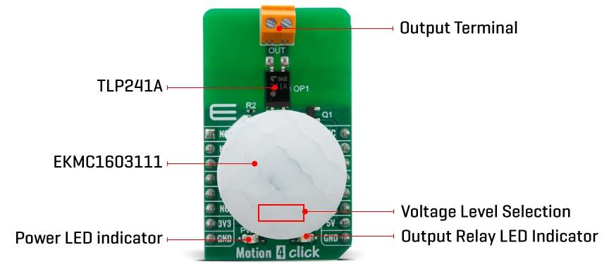 Block Diagram - Mikroe Motion 4 Click
