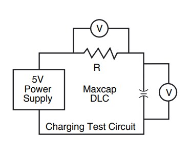Application Circuit Diagram - Ohmite Maxcap® Double-Layer Capacitors