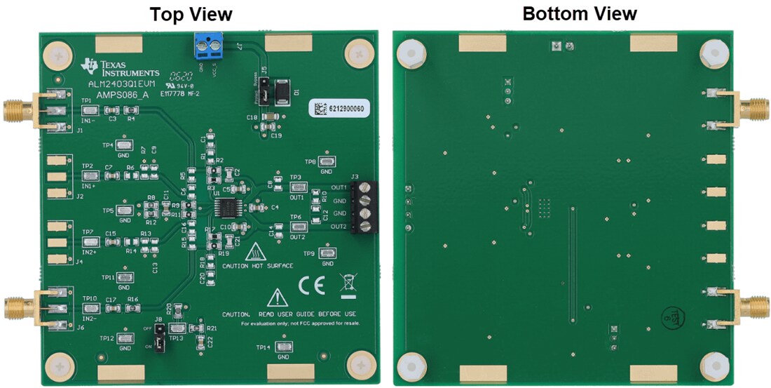 Texas Instruments ALM2403Q1EVM Op Amp Evaluation Module (EVM)