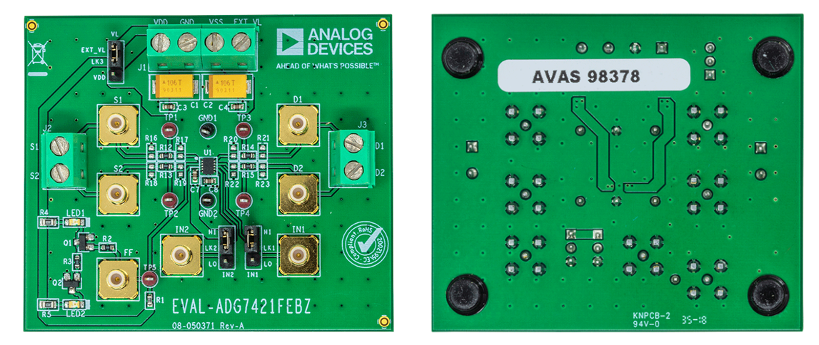 Analog Devices Inc. EV-ADG7421FEBZ Evaluation Board
