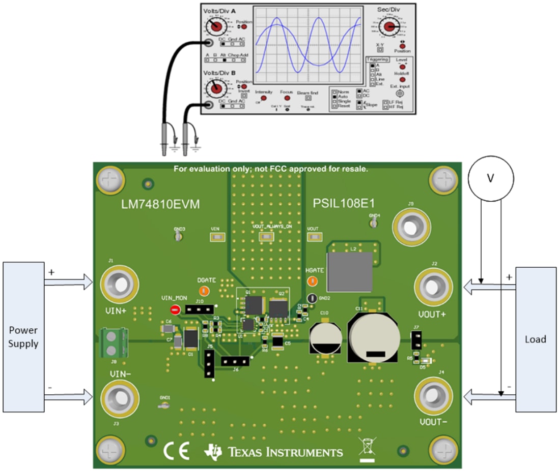Mechanical Drawing - Texas Instruments LM74810EVM Controller Evaluation Module (EVM)