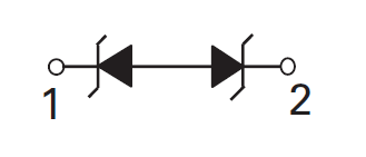 Block Diagram - Littelfuse SP4337 Bidirectional TVS Diode Arrays