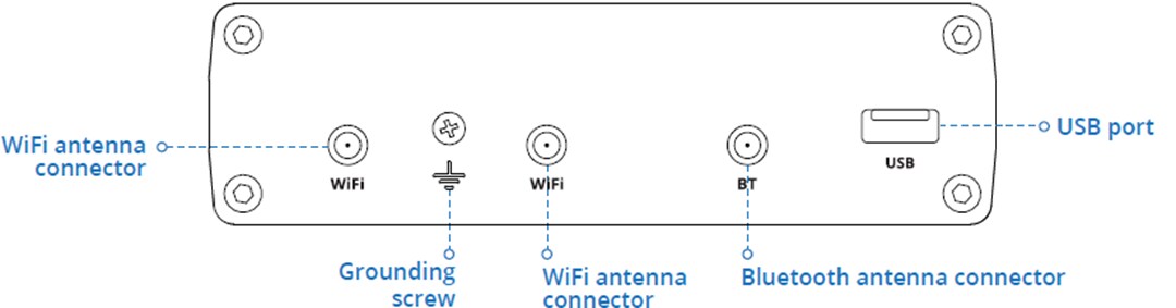 Mechanical Drawing - Teltonika RUTX10 Enterprise Router
