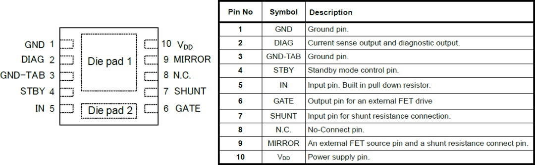 Toshiba TPD7107F Intelligent Power Device (IPD)