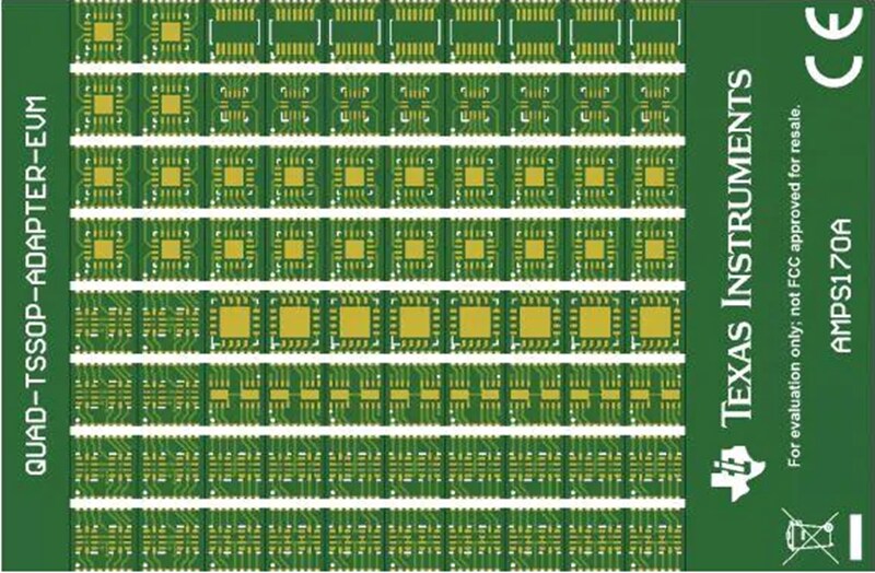 Mechanical Drawing - Texas Instruments SURFACE-MOUNT-ADAPTER-EVM Evaluation Modules
