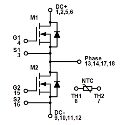 onsemi NXH010P120MNF1 SiC Module