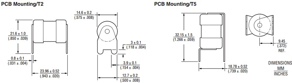 Bourns PF-N POWrFuse™ Telecom Power Fuses