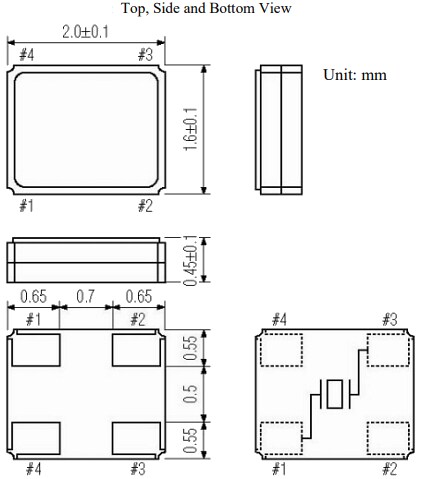 ECS ECS-390-CDX-2289 SMD Quartz Crystal