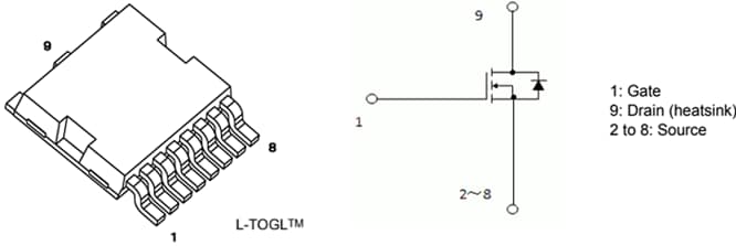 Toshiba XPQR3004PB 40V 400A汽車級MOSFET