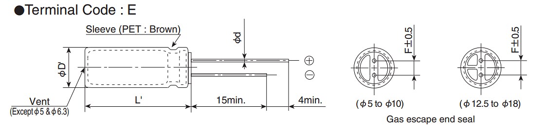 Chemi-Con KY Mini Aluminum Electrolytic Capacitors