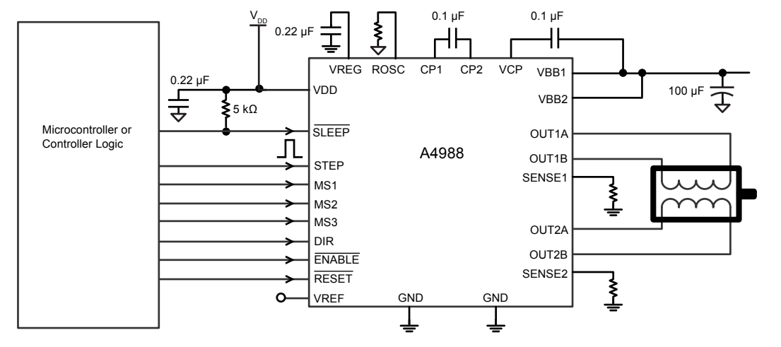 Allegro MicroSystems A4988 DMOS Microstepping Driver