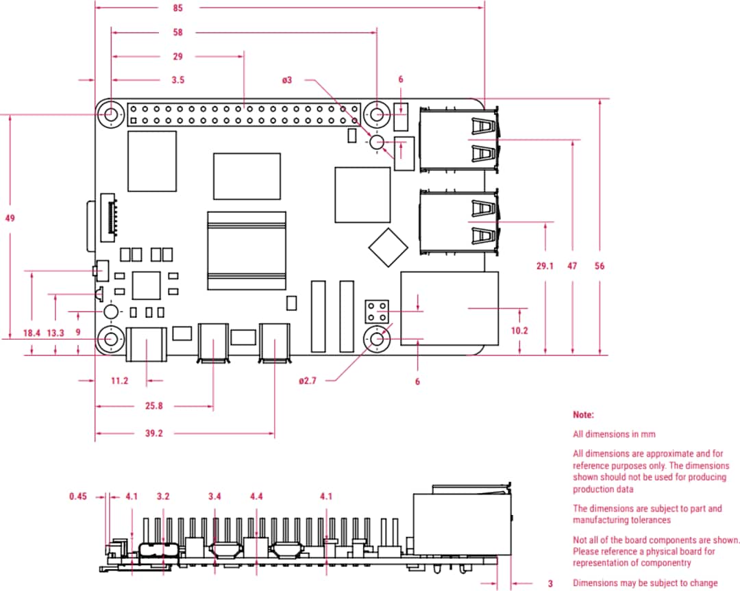 機械製圖 - Raspberry Pi 5台單板電腦