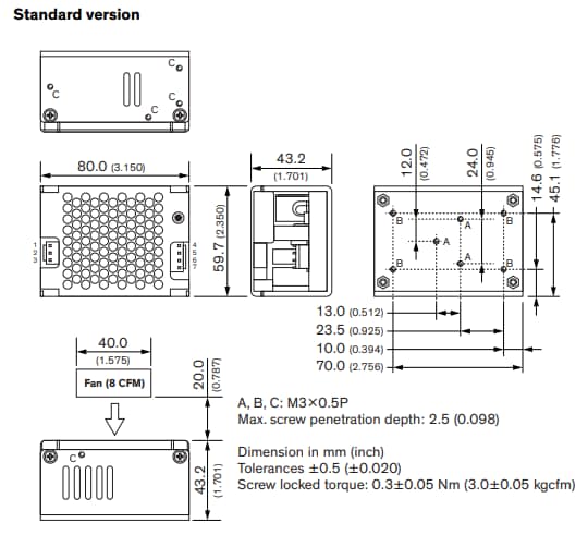 TRACO Power TCI 130 Series AC-DC Industrial Power Supplies