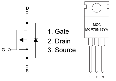 Micro Commercial Components (MCC) MCP70N N-Channel MOSFETs