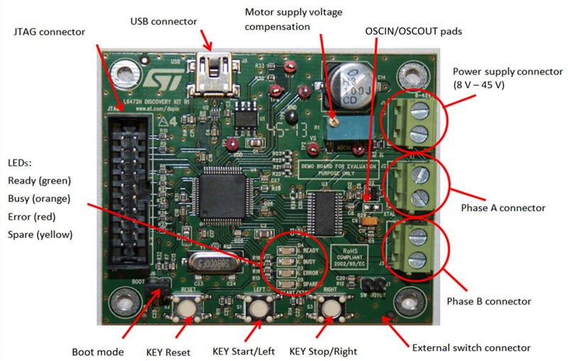 STMicroelectronics EVAL6472H-DISC Discovery Development Tool