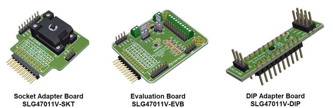 Mechanical Drawing - Renesas Electronics SLG47011V Socket Adapter Kits