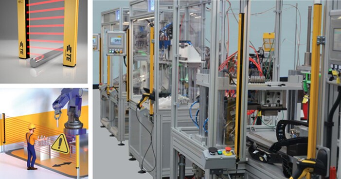 資訊圖 - TE Connectivity 安全光幕