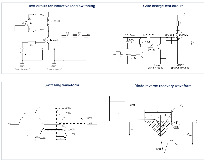 STMicroelectronics GWA40MS120DF4AG Automotive-grade MS Series IGBT